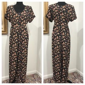 Vintage Express floral pantsuit | size L